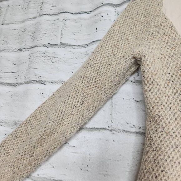 Angel of the North Envalira Wool Blend Tweed Blazer Jacket Beige Size Small - Picture 8 of 12